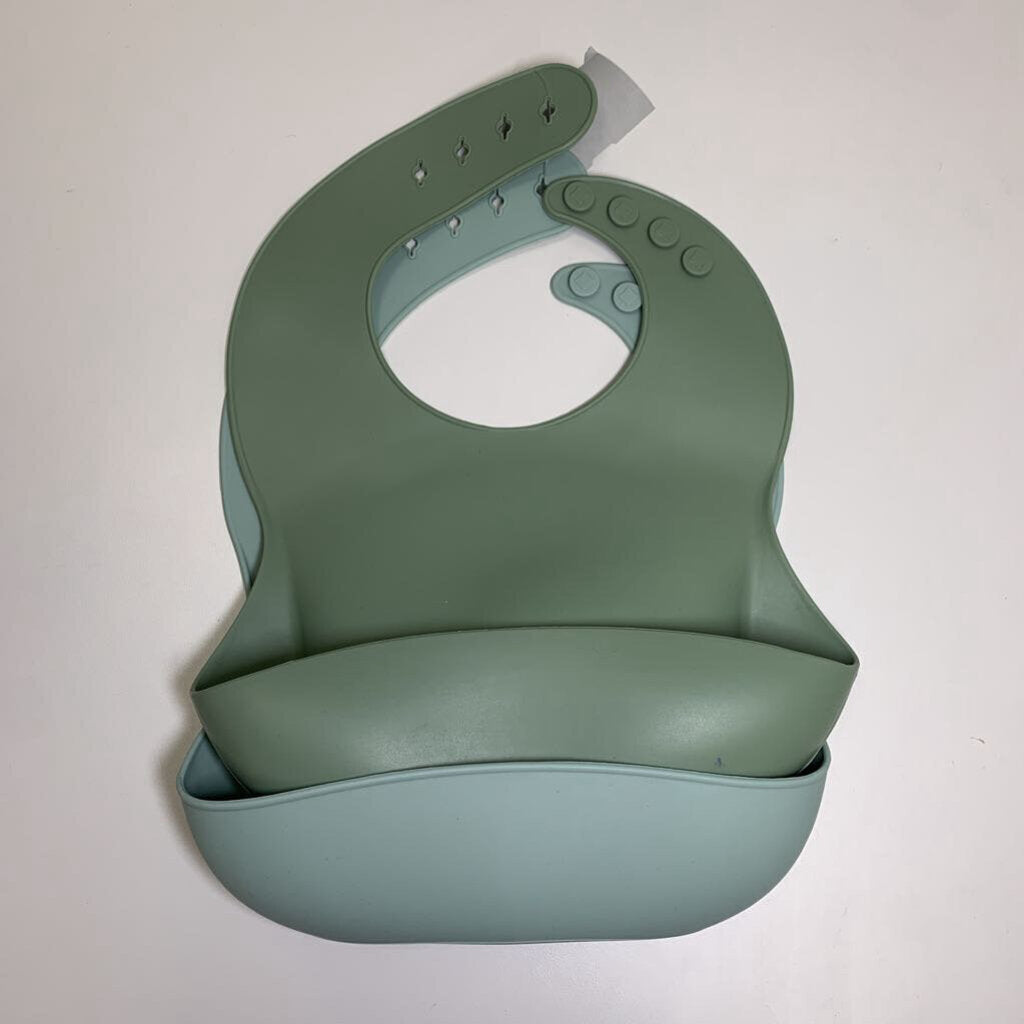 Silicone Bib - Set of 2