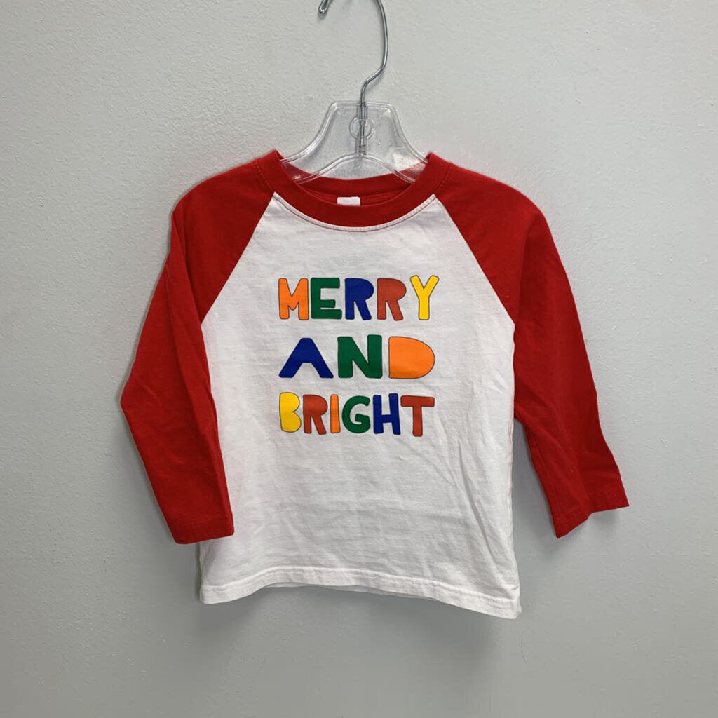 2: Raglan Sleeve T-Shirt - Merry And Bright