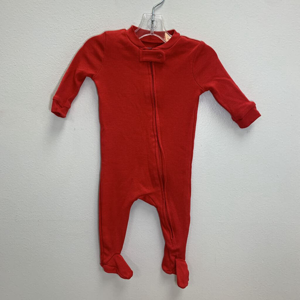 0-3M: Footed Sleeper - My First Christmas