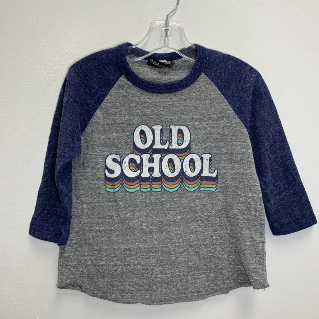 4: Raglan Long Sleeve - Old School