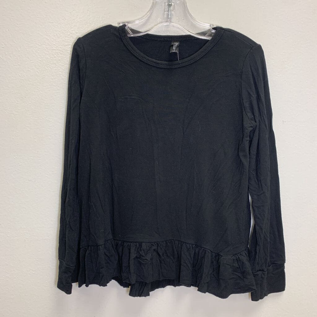 5: Long Sleeve T-Shirt - Ruffle Bottom