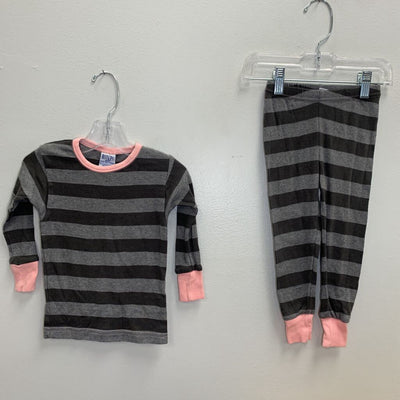 24M: Long John Pajama Set - Striped
