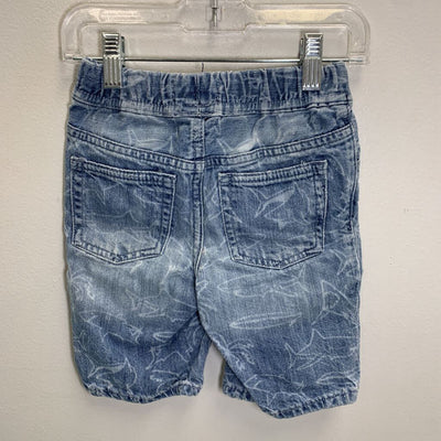 3T: Shark Drawstring Denim Shorts