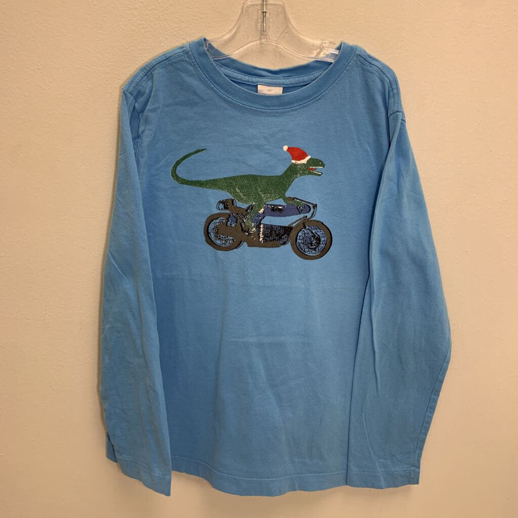 10: Long Sleeve T-Shirt - Christmas Moto Dino