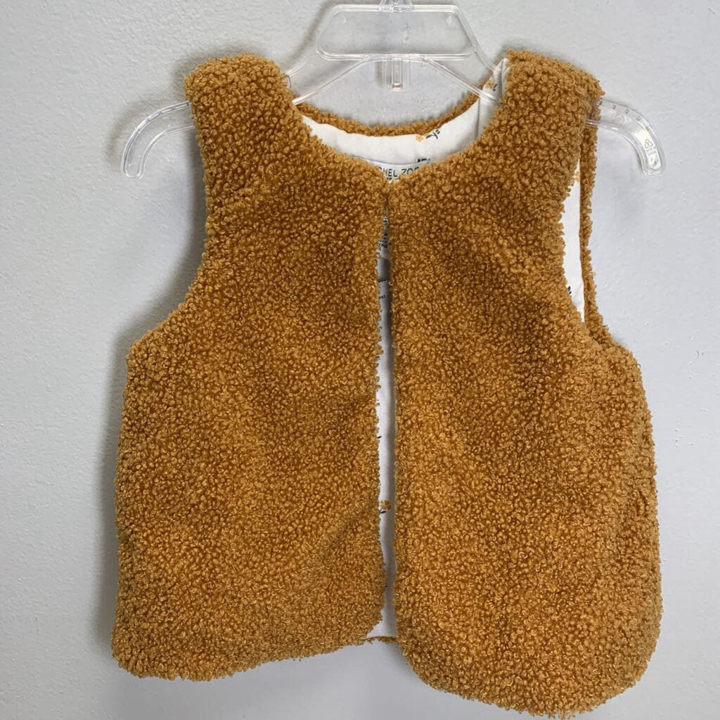 4T: Teddy Vest - Floral Lining