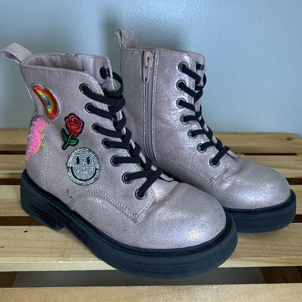 11: TLeader Metallic Patch Boots AS IS