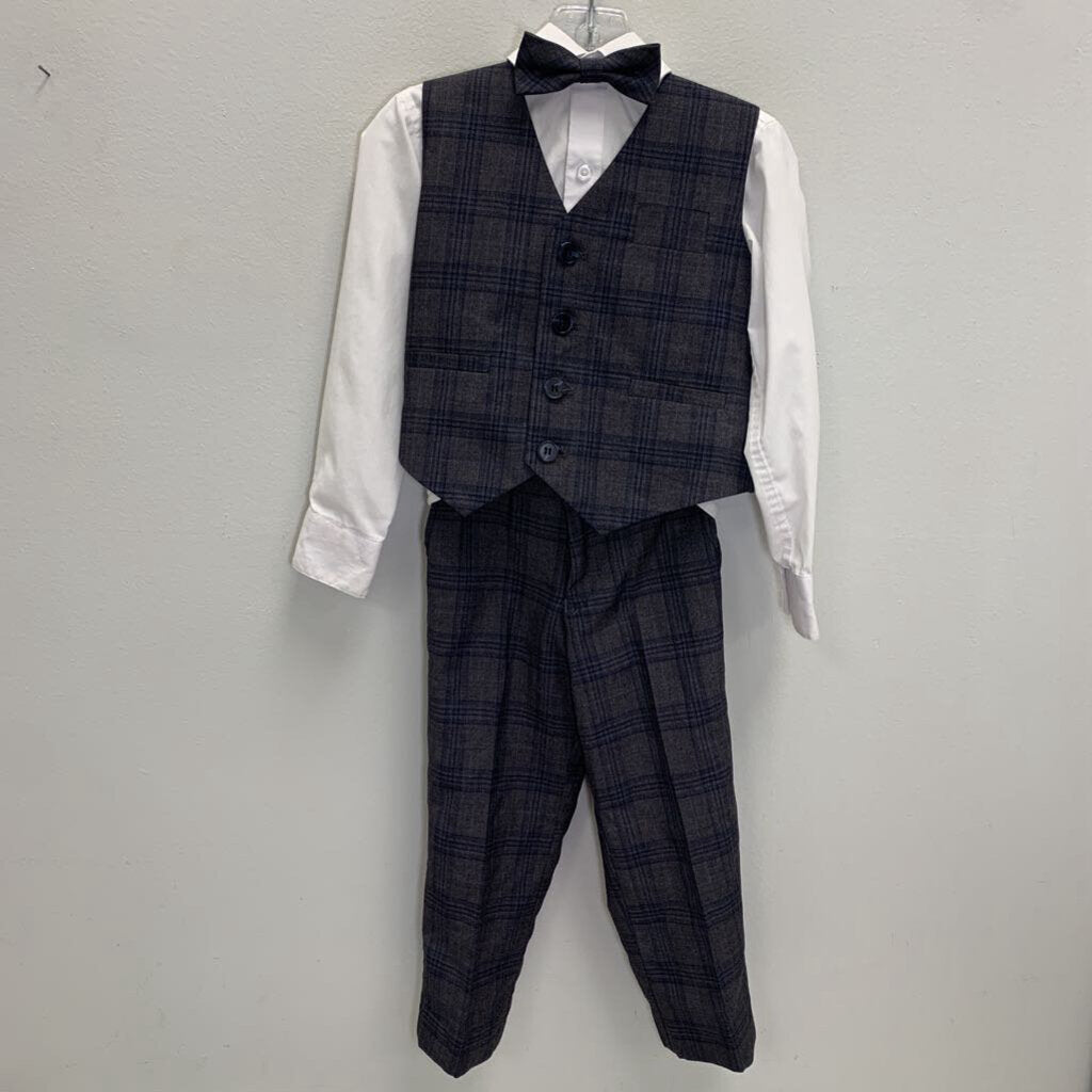 3: Slim Boys Suit - Vest, Shirt, Bowtie + Pants