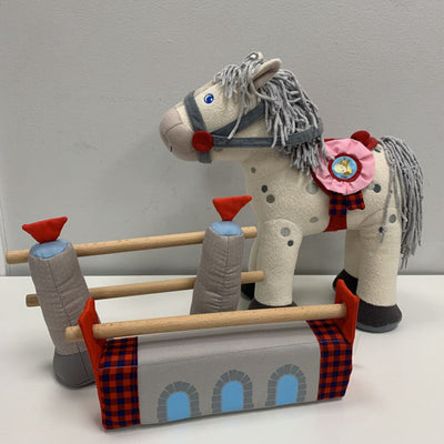 Konrad Soft Horse + 2 Jumping Obstacles