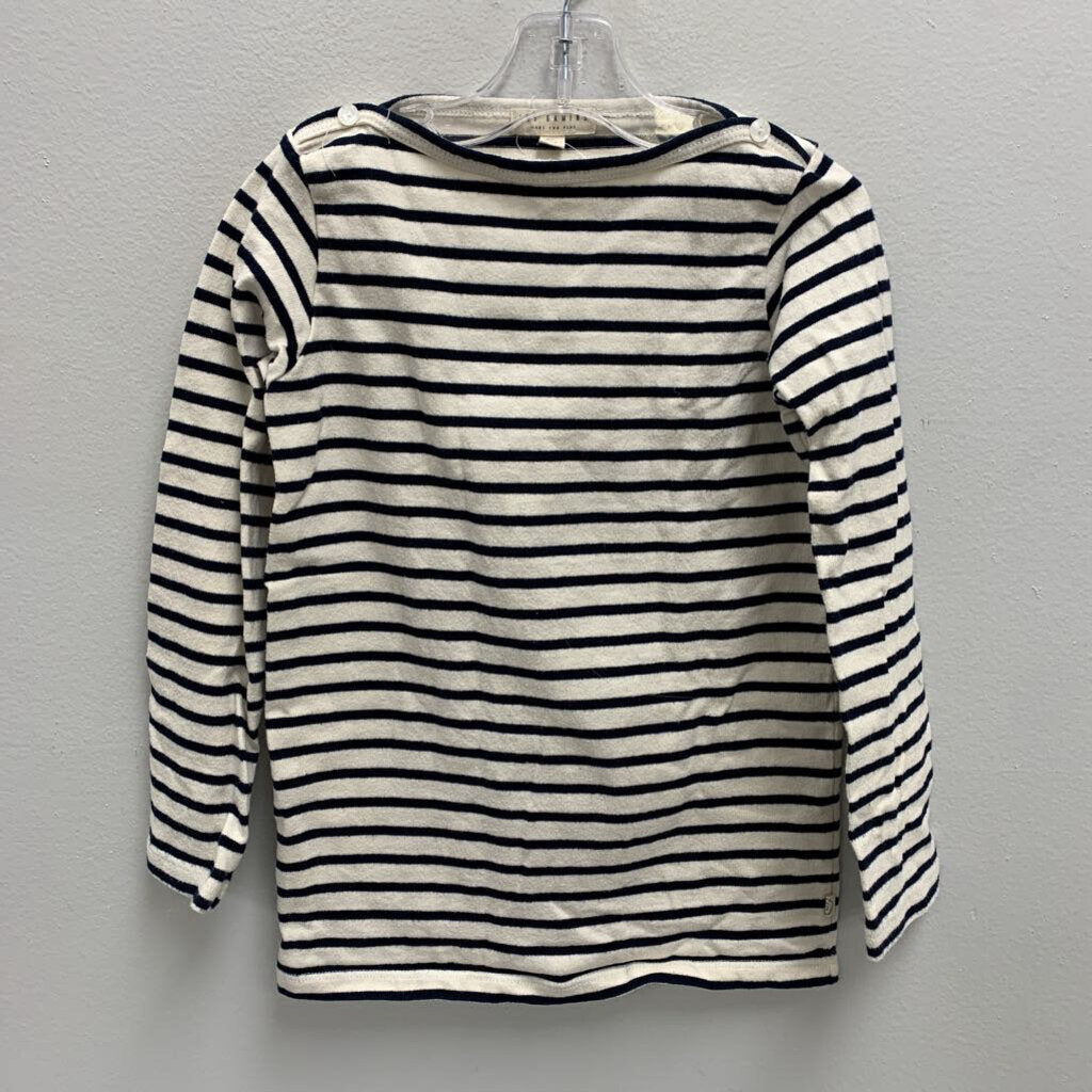 6/7: Boat Neck Tee - Stripes