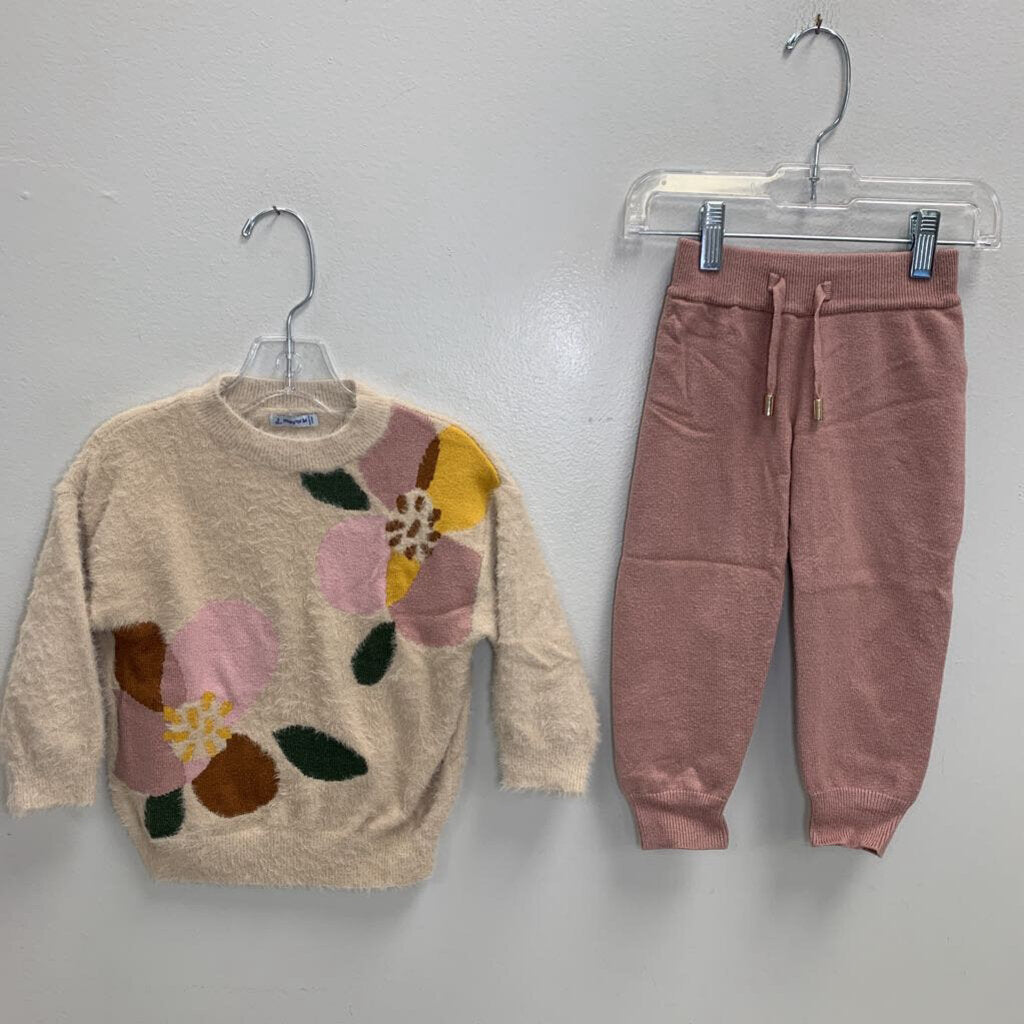 2: Knit Sweater + Pant Set