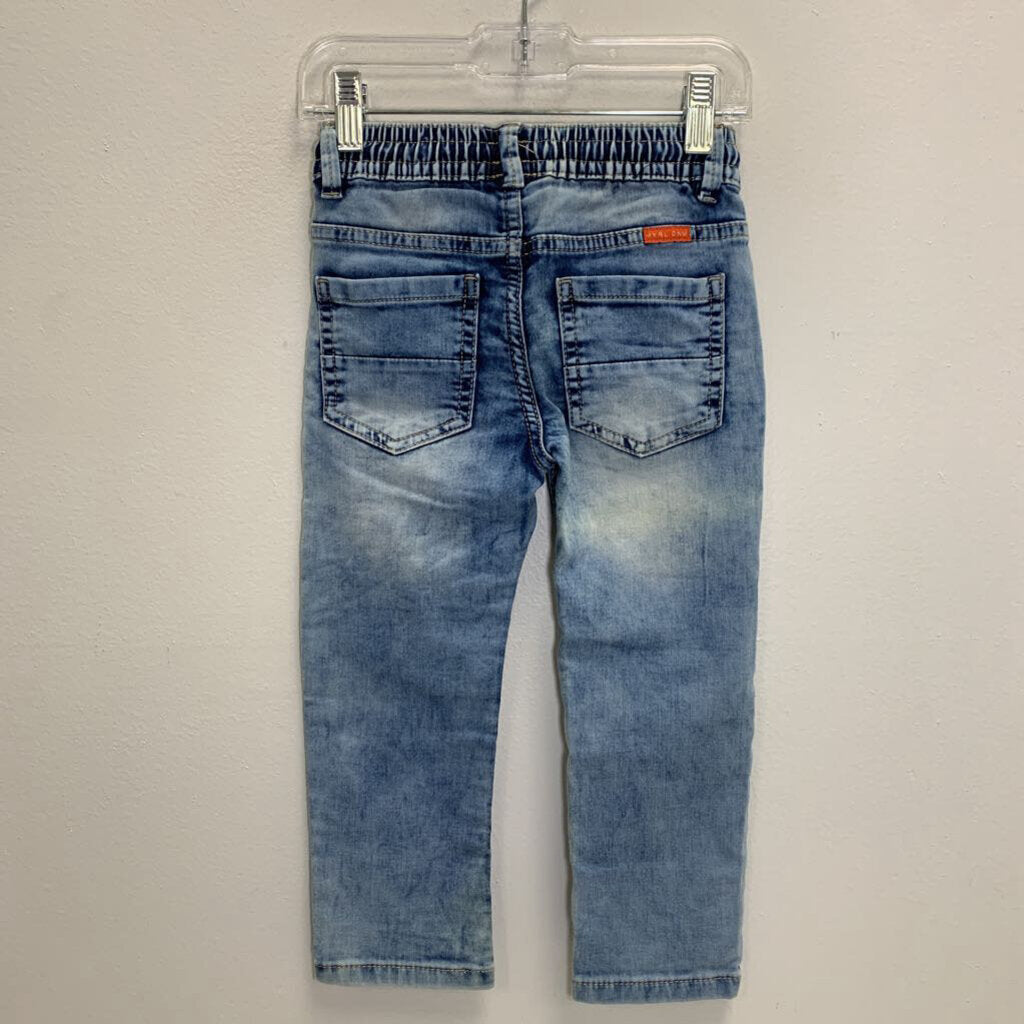 3: Stonewashed Drawstring Denim