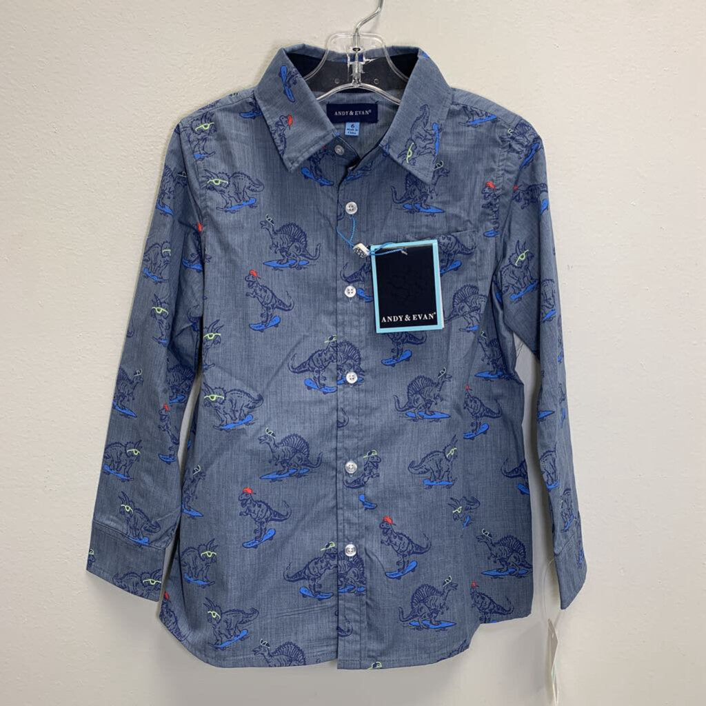 6: Skateboarding Dino Shirt NWT