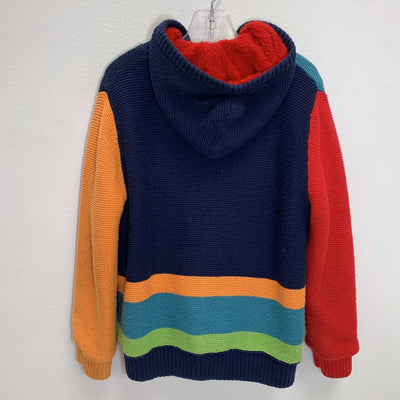 6: Fleece Lined Hooded Colorblock Sweater