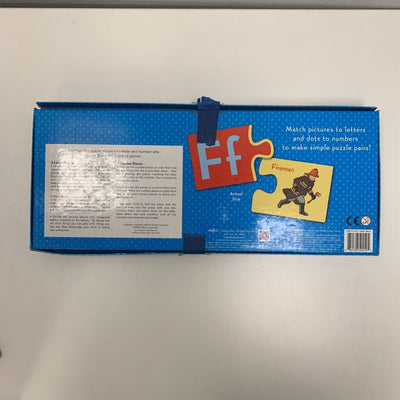 Alphabet & Numbers Puzzle Pairs