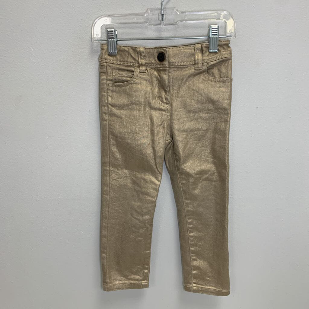 3Y: Metallic Denim - Adjustable Waist