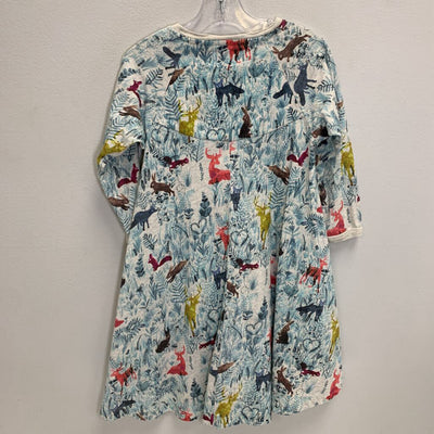 3: Drape Hem Dress - Woodland Animals