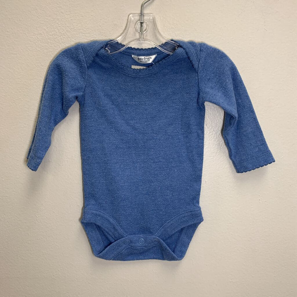 0-3M: Long Sleeve Pointelle Bodie