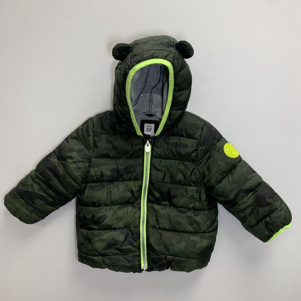 18-24M: Camo Puffer Coat