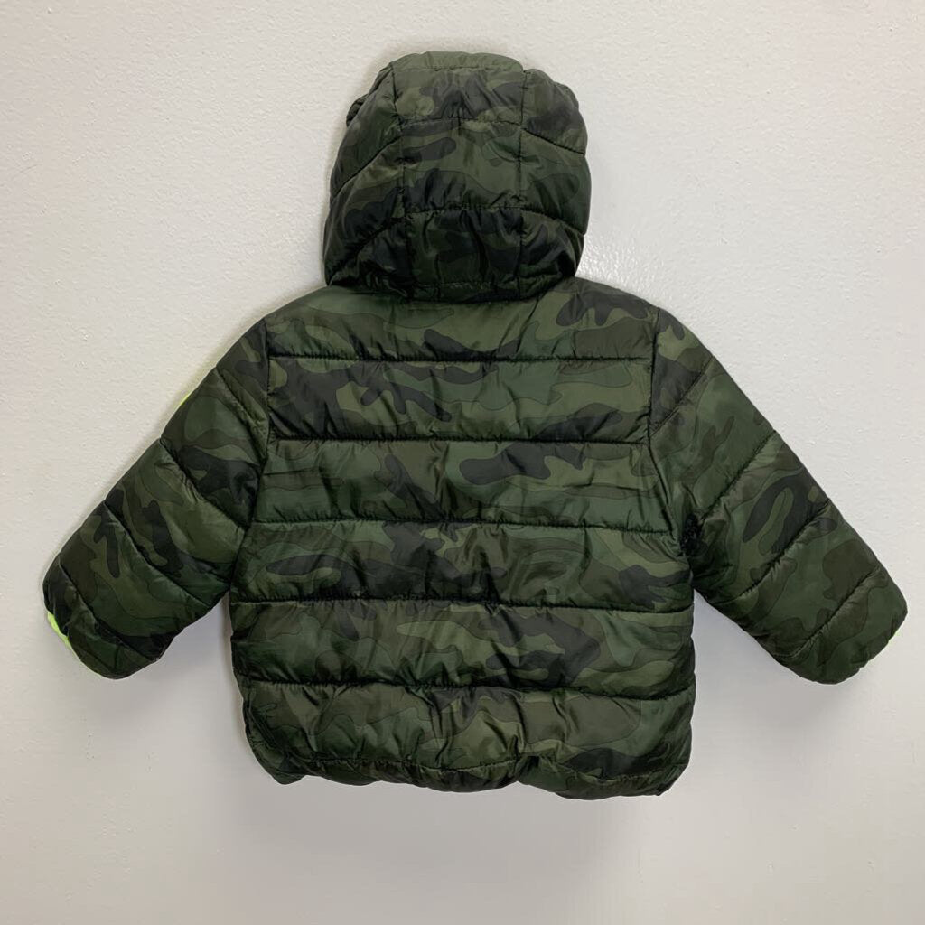 18-24M: Camo Puffer Coat
