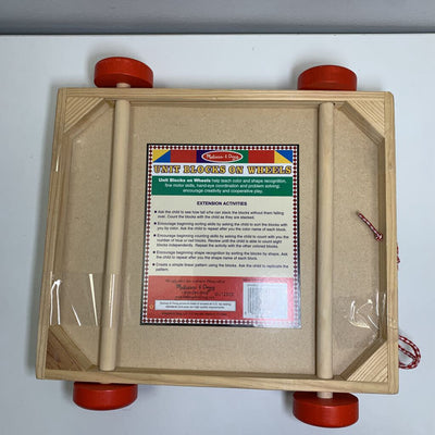 Unit Blocks on Wheels Set