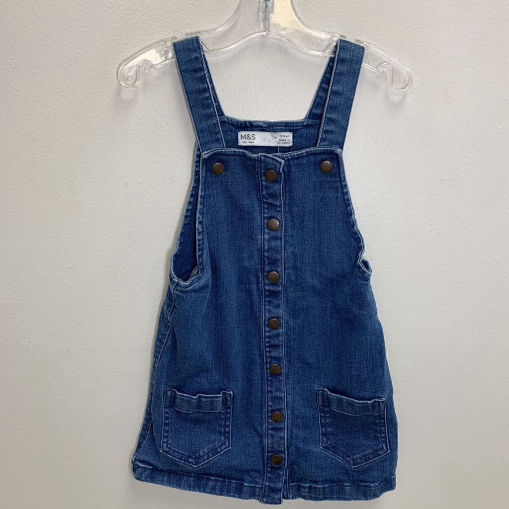 3-4: Denim Jumper Dress