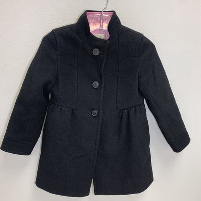 4-5: Wool Blend Mock Neck Coat