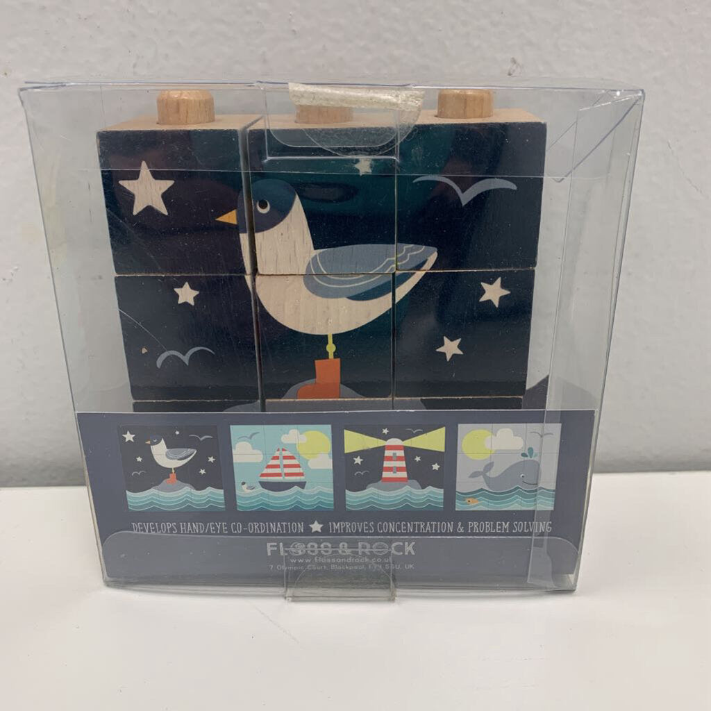 Beside The Seaside Wooden Cube Puzzle