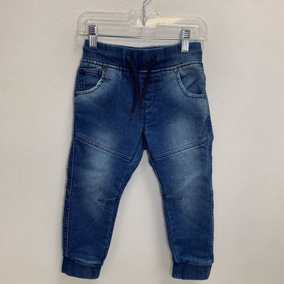 3: Drawstring Denim Joggers