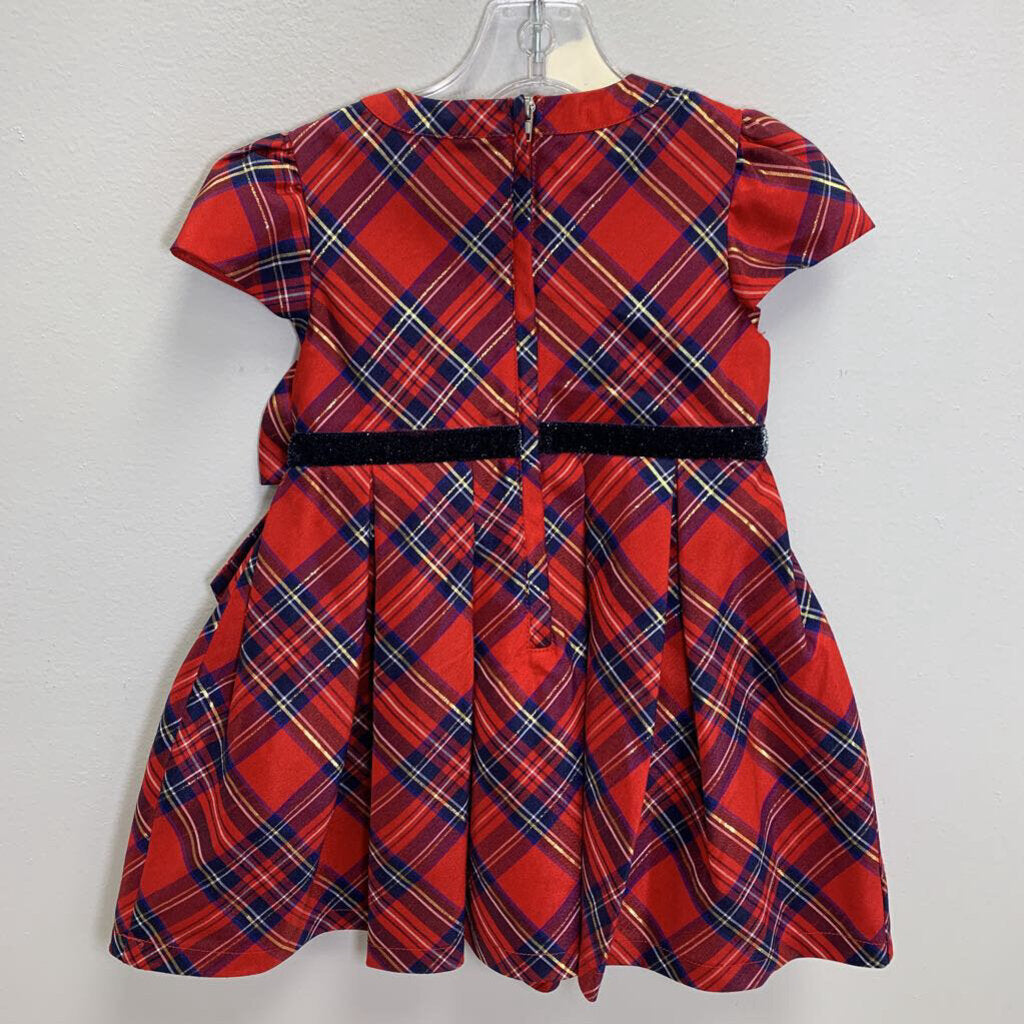 3: Bitty Baby Plaid Christmas Dress