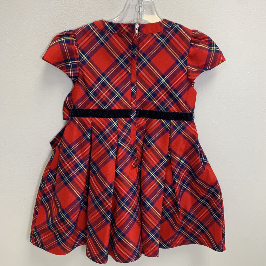 3: Bitty Baby Plaid Christmas Dress