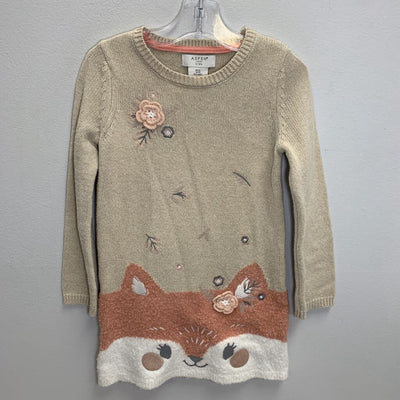 4T: Sweater Dress - Fox