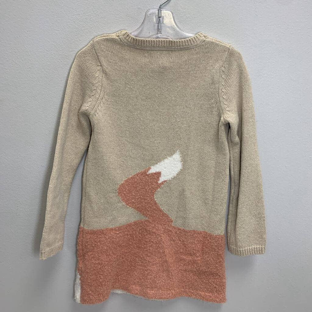 4T: Sweater Dress - Fox