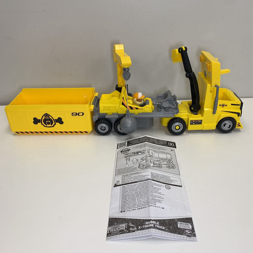 Big Truck Pups Rubble X-Treme Truck