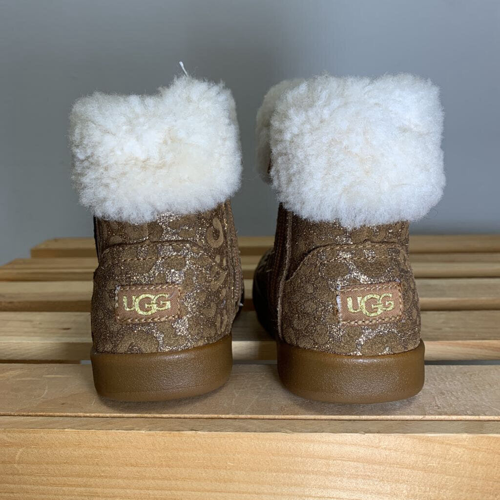 4-5: Jorie II Glitter Leopard Boots