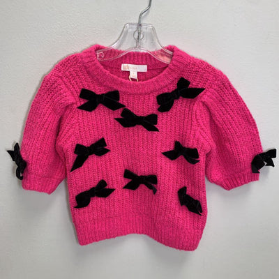4: Knit Velvet Bow Sweater - NWT