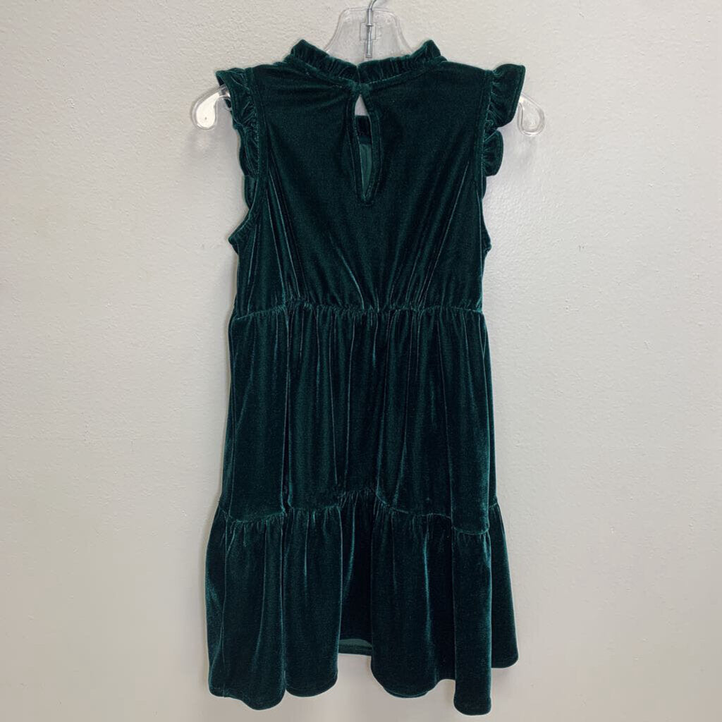 3T: Velvet Tiered Ruffle Dress
