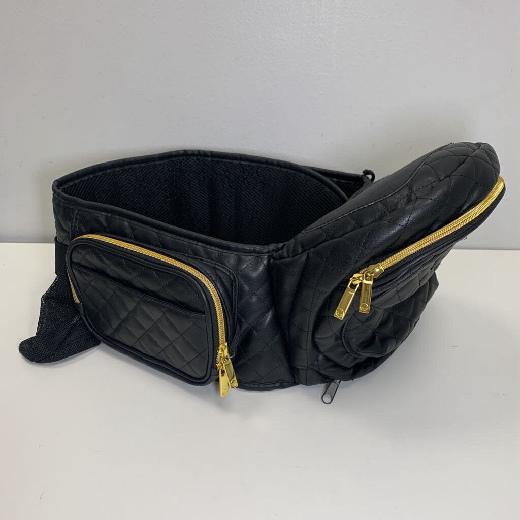 Hip Seat Carrier - Vegan Leather Black