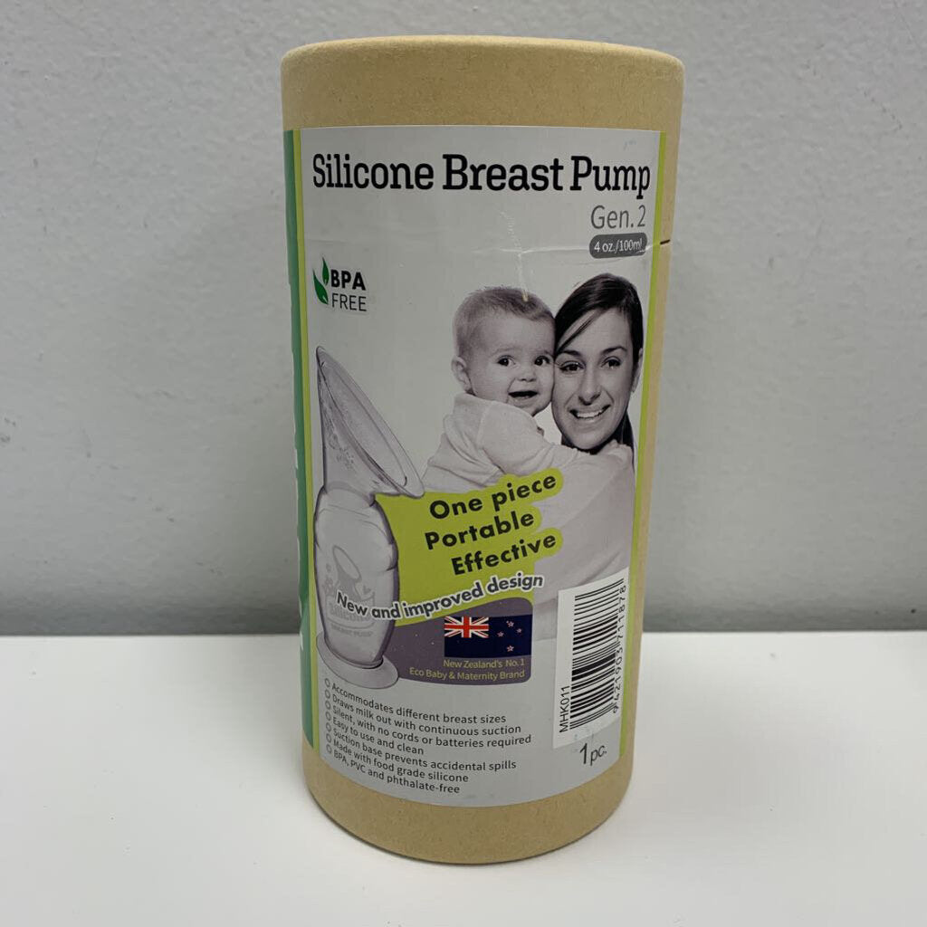 Silicone Breast Pump w/ Suction Base NIB