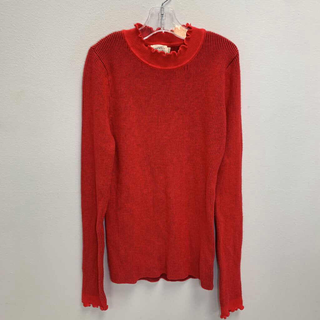 10: Ribbed Mock Neck Sweater