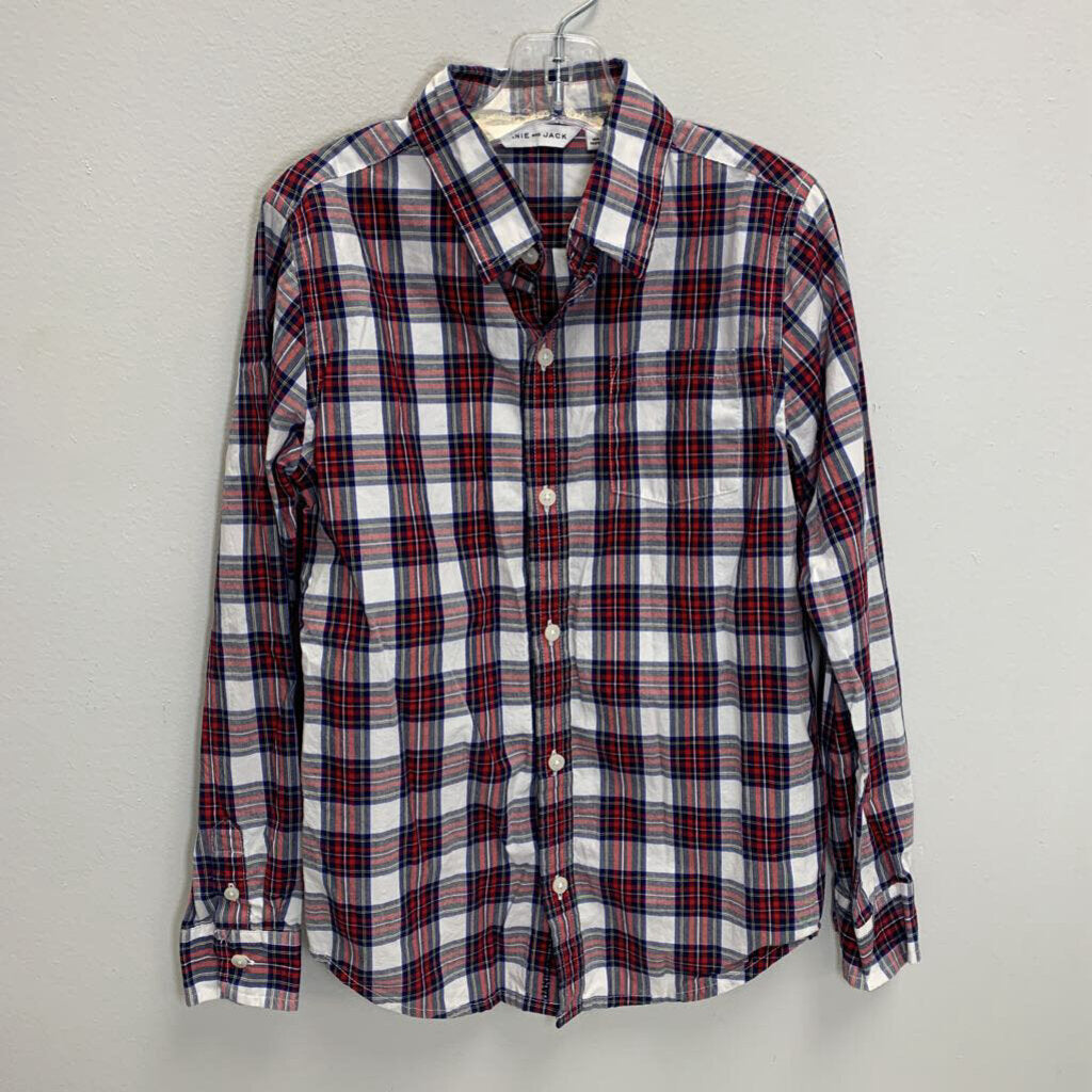 8: Plaid Button Up Shirt