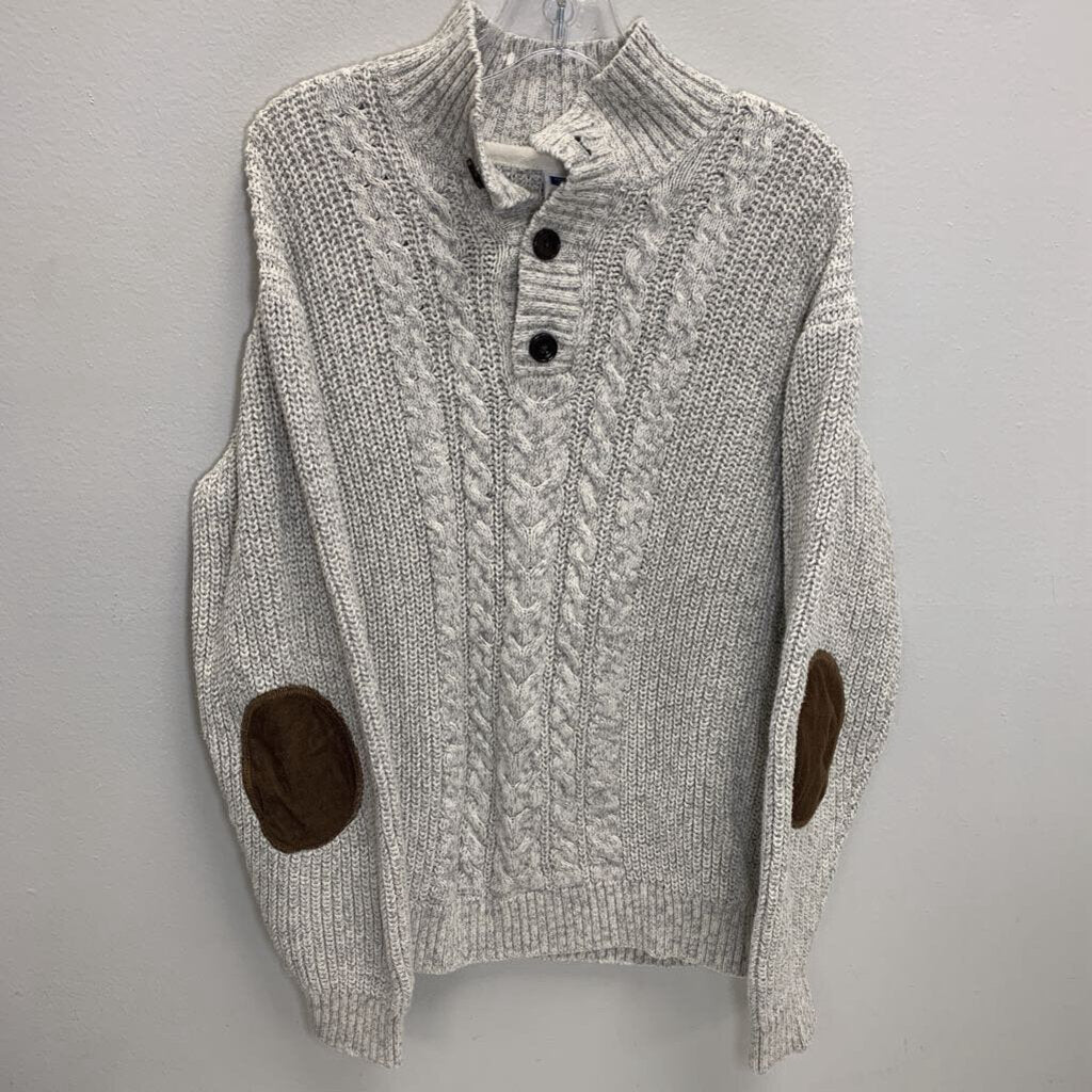 8: Cable Knit Mockneck Sweater