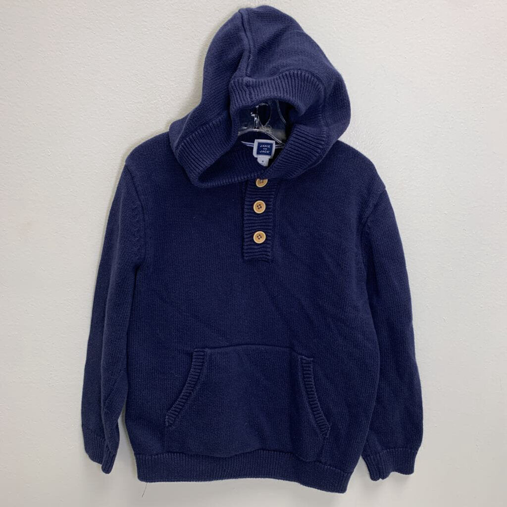 6: Hooded Henley Sweater