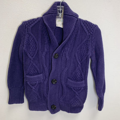3: Cable Knit Shawl Collar Cardigan
