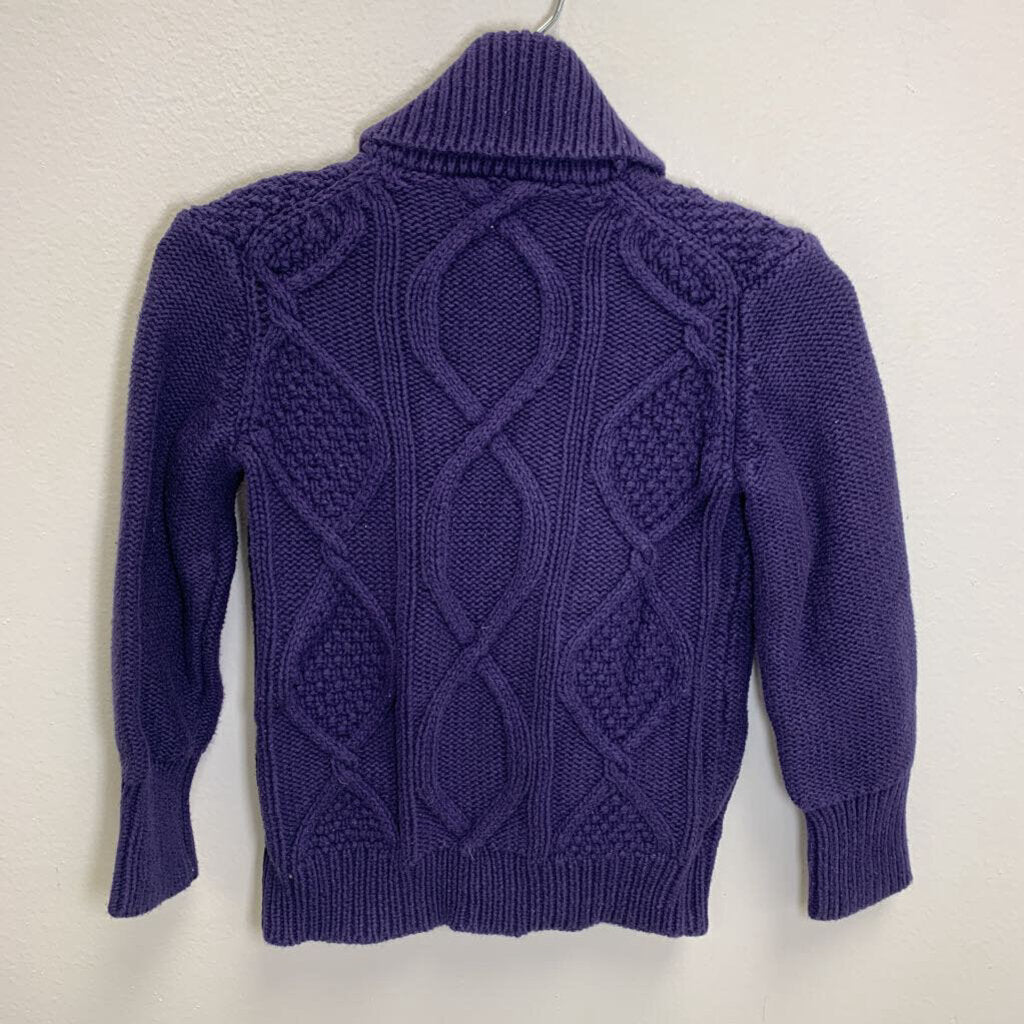 3: Cable Knit Shawl Collar Cardigan