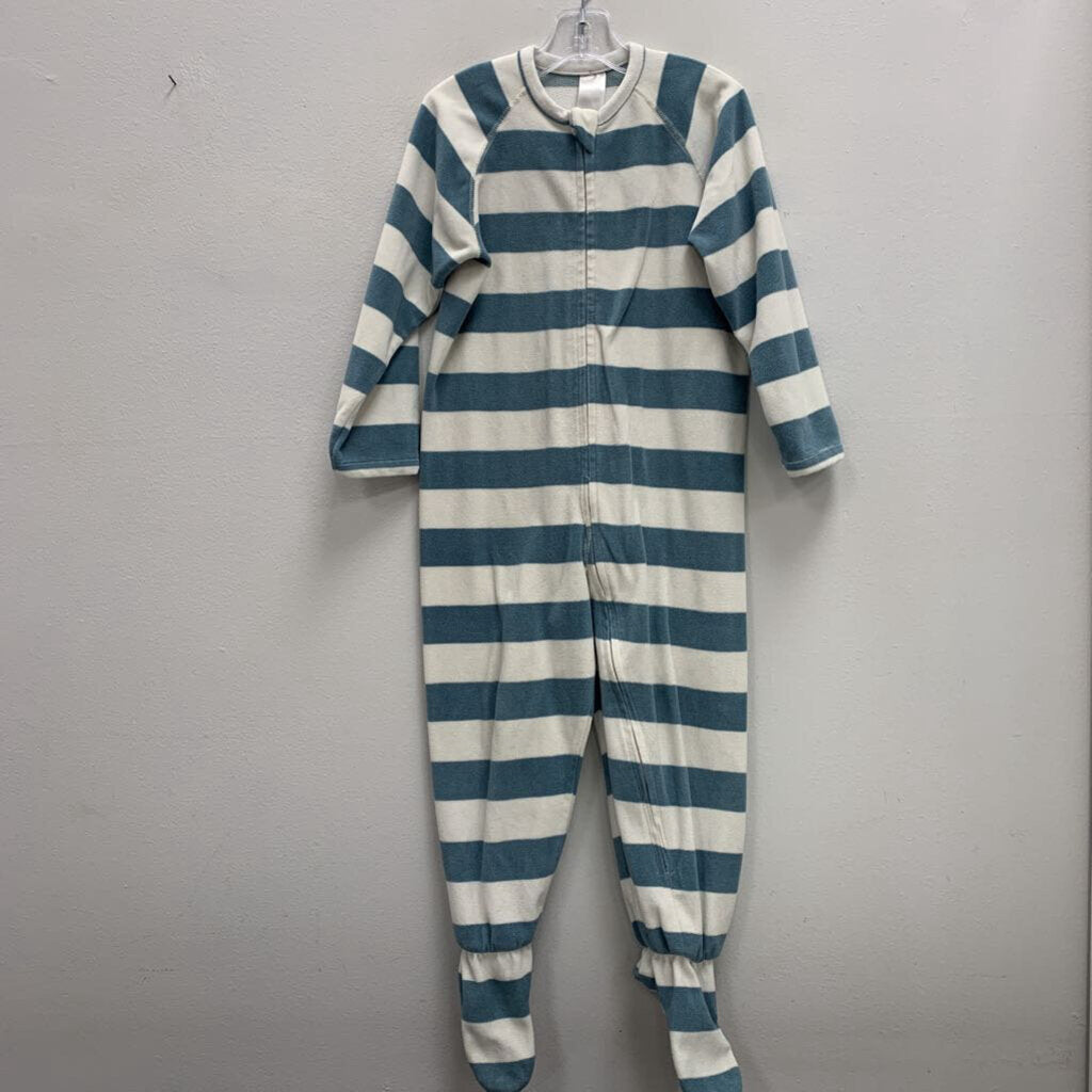 4: Fleece Footed Sleeper - Stripes