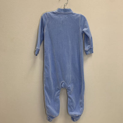 9M: Velour Footed Coverall