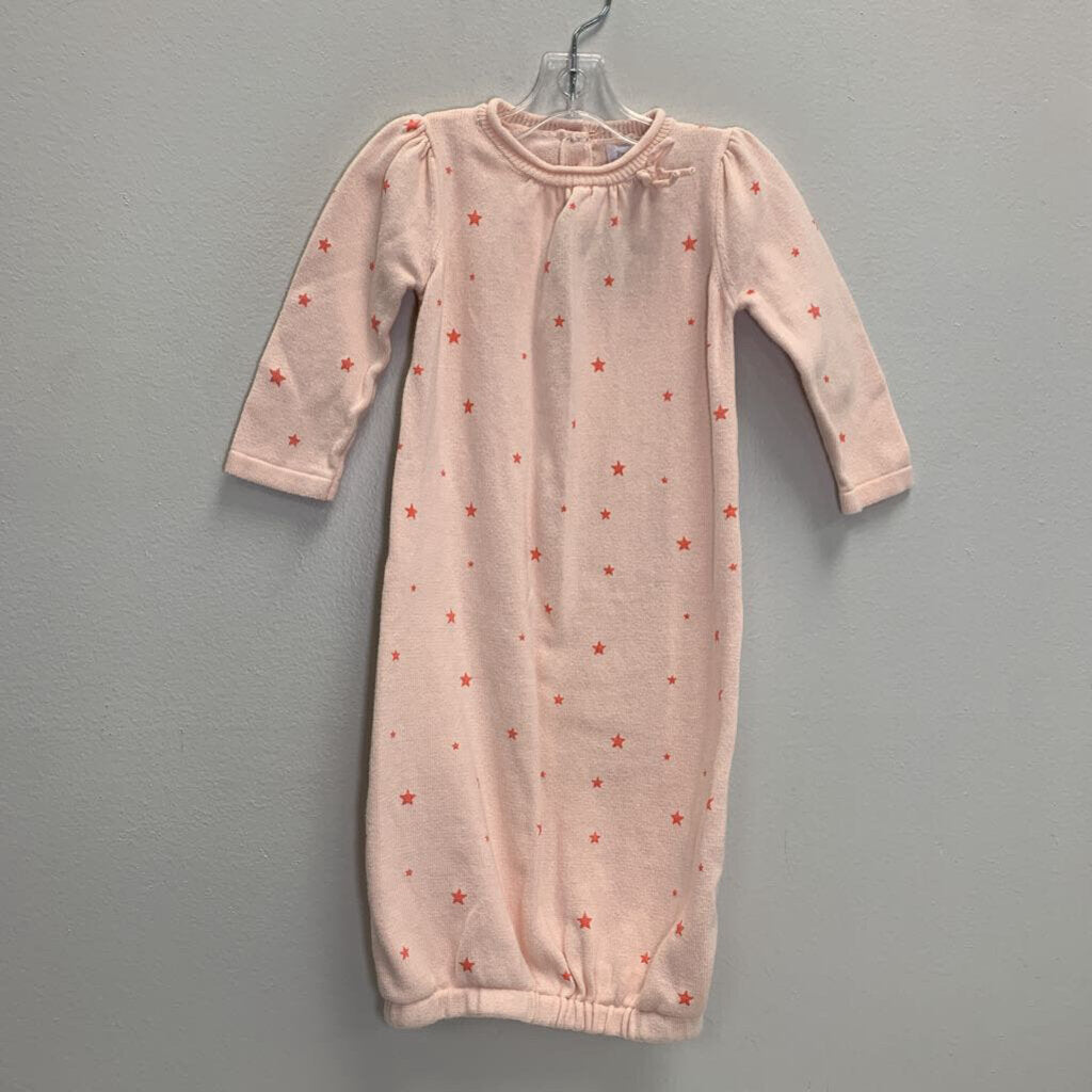 3-6M: Knit Sleep Gown - Stars