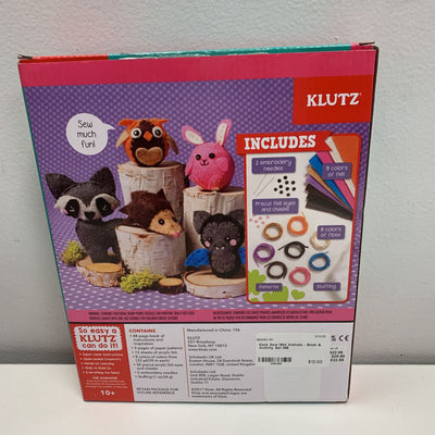 Sew Mini Animals - Book & Activity Set NIB