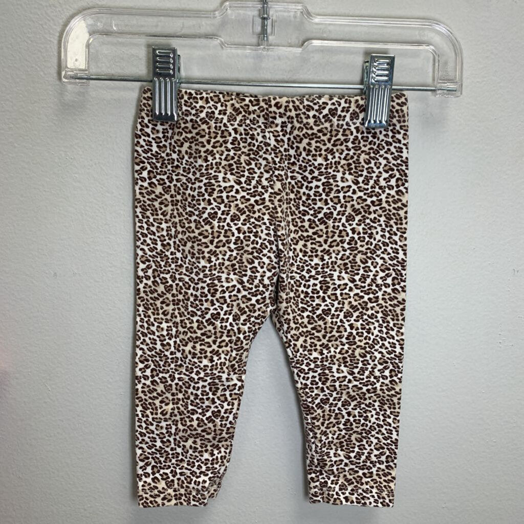 3-6M: Velvet Tiered Top + Leopard Leggings