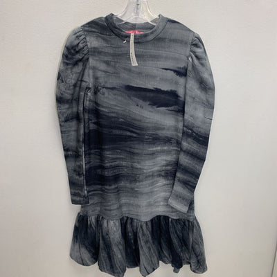 10-12: Ultra Flirt Tie-Dyed Sheath Dress w/ Ruffled Hem NWT